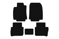 Nissan Tiida 2011-2014 гг. Резиновые Коврики Carsuit (HB, черные) фото 1