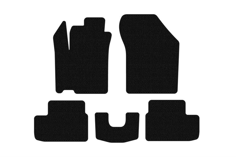 Opel Agila 2007-2015 гг. Резиновые Коврики Carsuit (HB, черные) Image