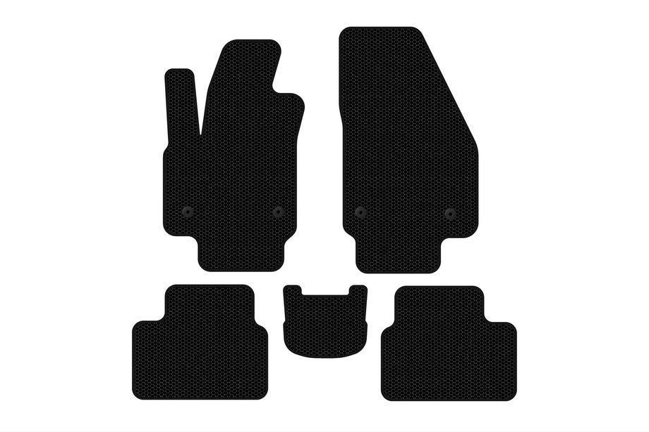 Opel Meriva 2010-2017 гг. Резиновые Коврики Carsuit (Черные) Image