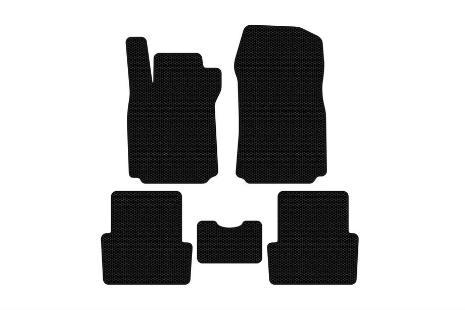 Renault Modus 2005-2012 гг. Резиновые Коврики Carsuit (Черные) Image