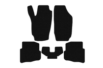 Seat Ibiza 2002-2009 гг. Резиновые Коврики Carsuit (Черные) фото 1