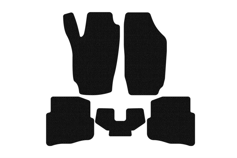 Seat Ibiza 2002-2009 гг. Резиновые Коврики Carsuit (Черные) Image