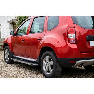 Боковые Подножки Duru (2 шт., Алюминий) Renault Duster 2008–2017 гг. фото 1