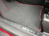 Tesla Model Y 2020- гг. Резиновые коврики Carsuit (2020-2024, черные) фото 16