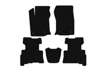 Toyota 4Runner 2009-2024 гг. Резиновые коврики Carsuit (2 ряда, 2014-2024, 7-местный, черные) фото 1