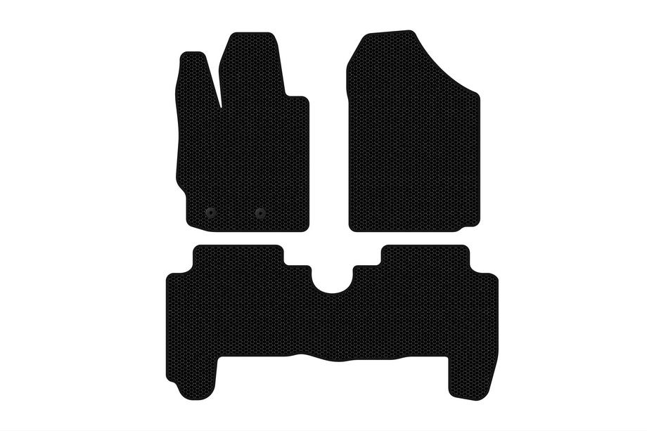 Toyota Yaris 2006-2011 гг. Резиновые коврики Carsuit (HB, 5-дверный, черные) Фото 1