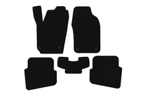 Volkswagen Polo 2001-2009 гг. Резиновые коврики Carsuit (HB, 3/5-дверный, черные) фото 1