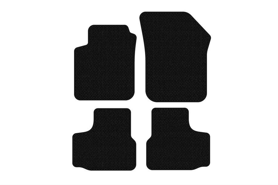 Volkswagen UP 2011-2023 гг. Резиновые Коврики Carsuit (Черные) Image
