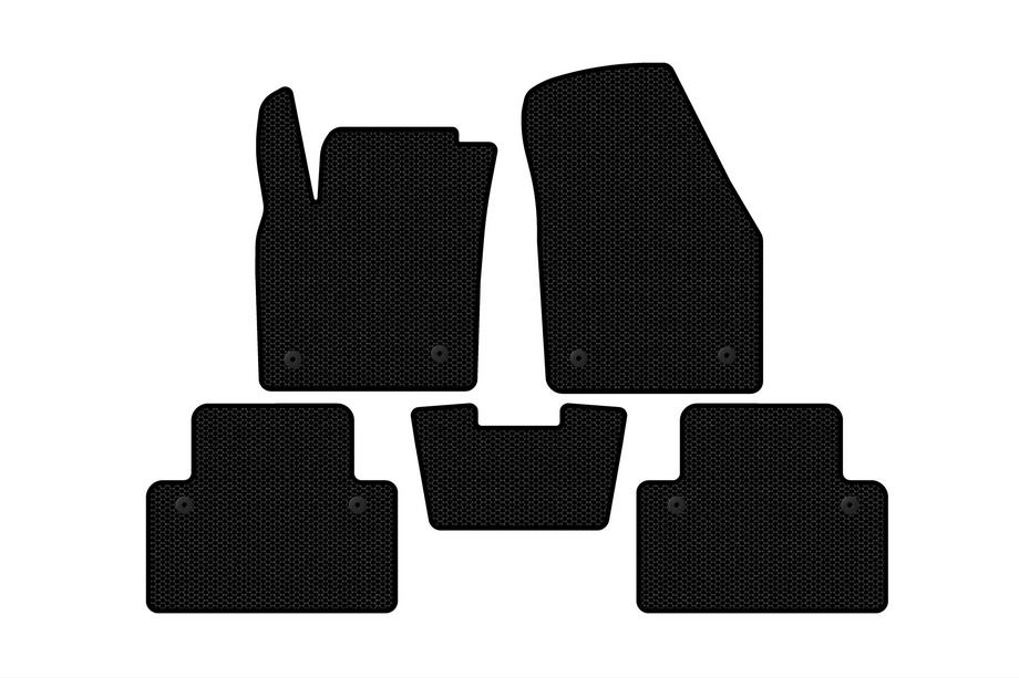 Volvo C30 2006-2012 гг. Резиновые коврики Carsuit (HB, 3-дверный, черные) Image