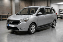 Dacia Lodgy 2012-2022 гг. Боковые Подножки Allmond Black (2 шт., Алюминий) фото 1