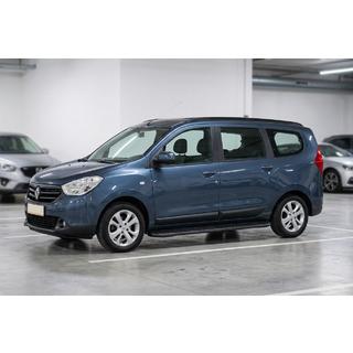Боковые пороги Bosphorus Black (2 шт., алюминий) Dacia Lodgy 2012-2022 гг. фото 1