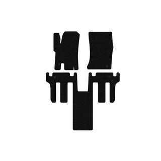 Резиновые коврики в салон Carsuit 2004-2008 (2 ряда, черные) Ssang Yong Rodius фото 1