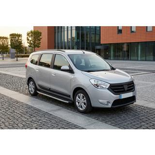 Боковые Подножки Fullmond (2 шт, алюминий) Dacia Lodgy 2012-2022 гг. фото 1