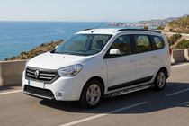 Renault Lodgy 2013-2022 гг. Боковые Подножки Sunrise (2 шт., Алюминий) фото 1