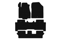Acura MDX 2007-2013 гг. Резиновые коврики Carsuit (3 ряда, черные) фото 1