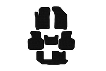 Dodge Journey 2008-2020 гг. Резиновые коврики Carsuit (2011-2020, 3 ряда, 7-местный, черные) фото 1