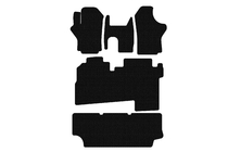 Hyundai H200, H1, Starex 1998-2007 гг. Резиновые коврики Carsuit (2004-2007, 3 ряда, 8-местный, черные) фото 1