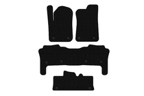 Infiniti QX56 2010-2013 гг. Резиновые коврики Carsuit (3 ряда, черные) фото 1