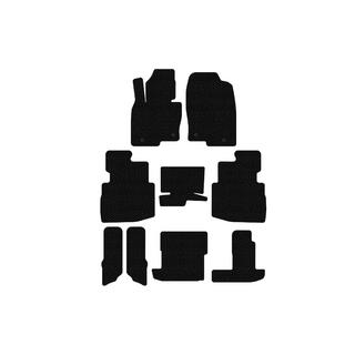 Резиновые Коврики Carsuit (3 Ряда, 7-местный, Черные) фото 1