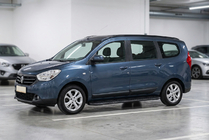 Renault Lodgy 2013-2022 гг. Боковые пороги Bosphorus Black (2 шт., алюминий) фото 1