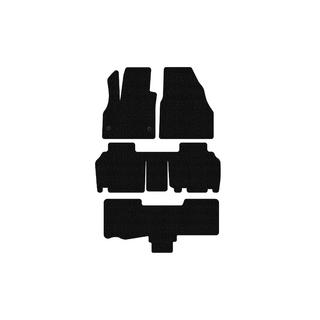 Резиновые коврики Carsuit (3 ряда, 5-дверный/7-местный, черные) Renault Kangoo 2008–2020 гг. фото 1