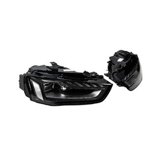 Передние фары Full LED (2012-2015, Xenon на LED, 2 шт) Audi A4 B8 2007-2015 гг. фото 3