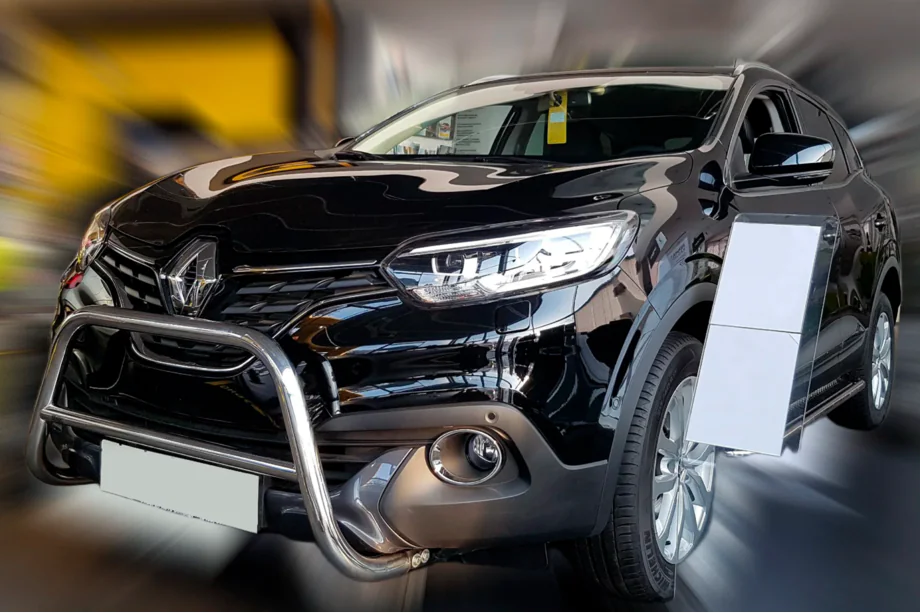Renault Kadjar 2015-2022 гг. Кенгурятник (нерж) Фото 3