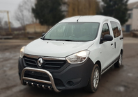 Renault Lodgy 2013-2022 гг. Кенгурятник WT003 (нержавейка) фото 3