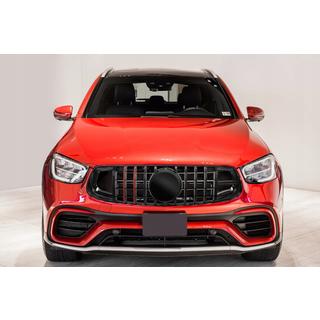 Передняя решетка GT Panamericana GT-R (для GLC 43 AMG/GLC 63 AMG/AMG-Line 2019-2022) Mercedes GLC coupe C253 2016-2023 гг. фото 2