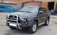 Toyota 4Runner 2009-2024 гг. Кенгурятник F1-50 (2014-2024, Нержавейка) фото 3