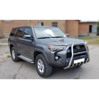 Кенгурятник F1-50 (2014-2024, Нержавейка) Toyota 4Runner 2009-2024 гг. фото 2