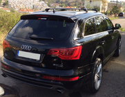 Audi Q7 2005-2015 гг. Багажник (поперечины) на интегрированные рейлинги с замком WingCarrier V2 (2 шт) фото 20