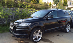 Audi Q7 2005-2015 гг. Багажник (поперечины) на интегрированные рейлинги с замком WingCarrier V2 (2 шт) фото 21