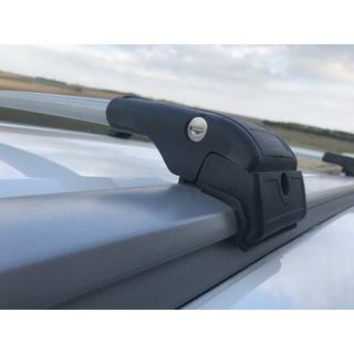 Багажник (поперечины) на интегрированные рейлинги с замком WingCarrier V2 (2 шт) Renault Lodgy 2013-2022 гг. фото 2