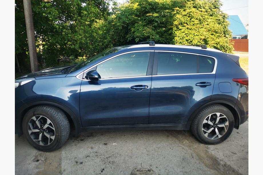 Kia Sportage 2015-2021 гг. Багажник (поперечины) на интегрированные рейлинги с замком WingCarrier V2 (2 шт) Image