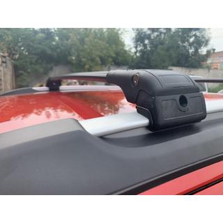 Багажник (поперечины) на интегрированные рейлинги с замком WingCarrier V2 (2 шт) Opel Mokka 2012-2021 гг. фото 2