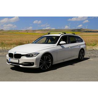 Багажник (поперечины) на интегрированные рейлинги с замком WingCarrier V2 (2 шт) BMW 5 серия F10/F11 2010–2016 гг. фото 1