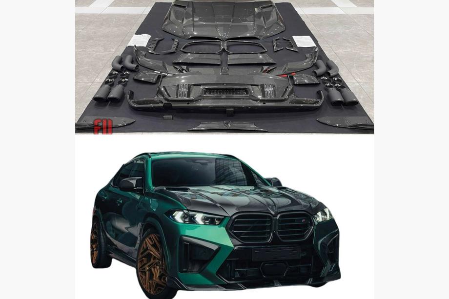 BMW X6 G06 2019–2027 гг. Комплект обвеса для X6M F96 LRT-Design Carbon (2023+) Фото 3