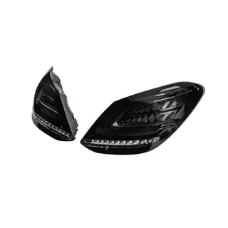 Задние фонари BlackEdition V2 (2 шт) Mercedes C-class W205 2014-2021 гг. фото 3