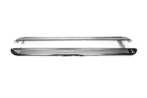 Hyundai Terracan 2001-2007 гг. Боковые Подножки Premium (2 шт., Нержавейка) фото 2