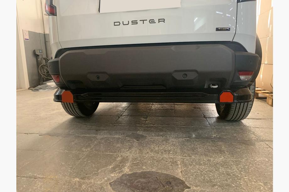 Renault Duster 2024- гг. Задний диффузор EuroCap (ABS, Глянец) Image