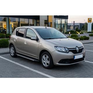 Боковые Подножки Duru (2 шт., Алюминий) Dacia Sandero 2013-2020 гг. фото 1