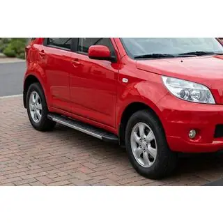 Боковые Подножки Duru (2 шт., Алюминий) Daihatsu Terios 2006-2017 гг. фото 1
