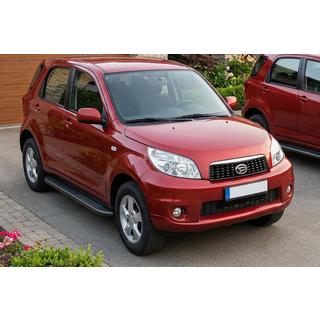 Боковые пороги Bosphorus Black (2 шт., алюминий) Daihatsu Terios 2006-2017 гг. фото 2