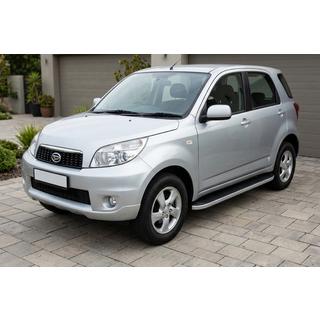 Боковые Подножки Tayga Grey (2 шт., Алюминий) Daihatsu Terios 2006-2017 гг. фото 1