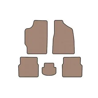 Резиновые коврики Carsuit (Sedan, бежевые)