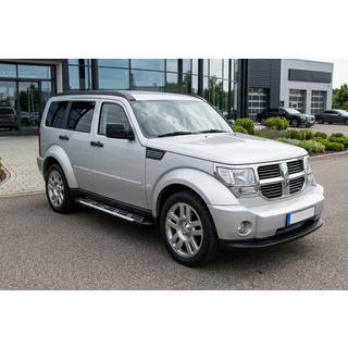 Боковые Подножки Sunrise (2 шт., Алюминий) Dodge Nitro 2006-2011 гг. фото 1