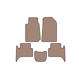 Резиновые коврики Carsuit (2 ряда, бежевые) Chevrolet Trailblazer 2012-2019 гг. фото 1