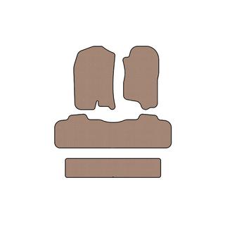 Резиновые Коврики Carsuit (3 Ряда, 2007-2014, Бежевые) Chevrolet Tahoe 2007-2014 гг. фото 1
