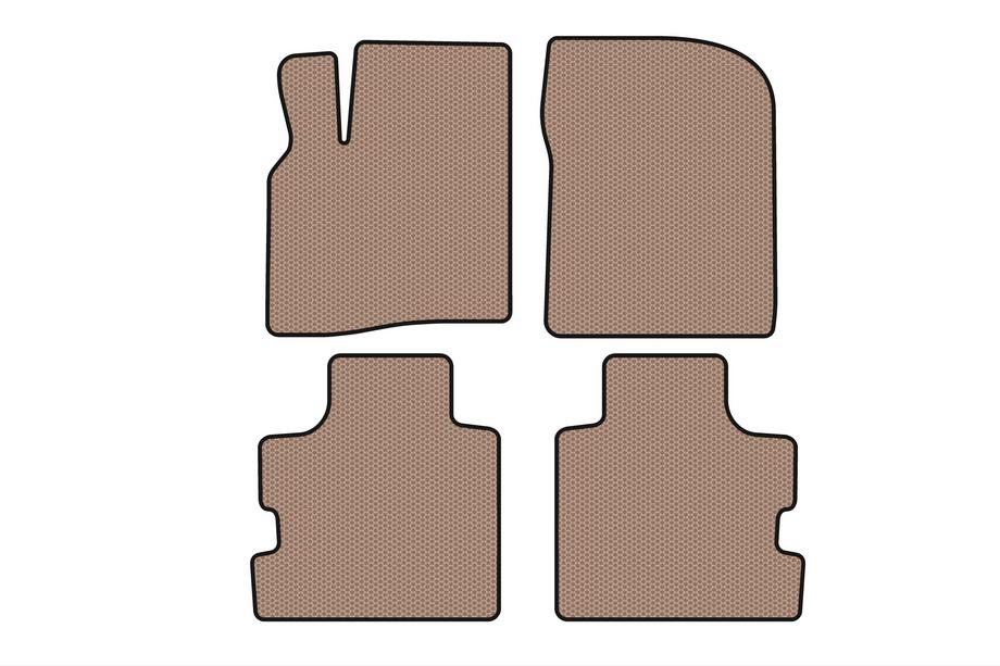 Chrysler Pacifica 2004-2008 гг. Резиновые Коврики Carsuit (Бежевые) Image
